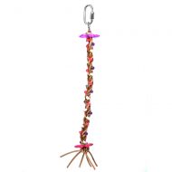 Leather Braid Bird Toy