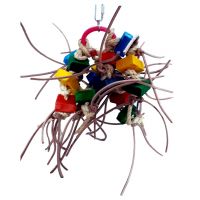 Sisal Block Craze Bird Toy